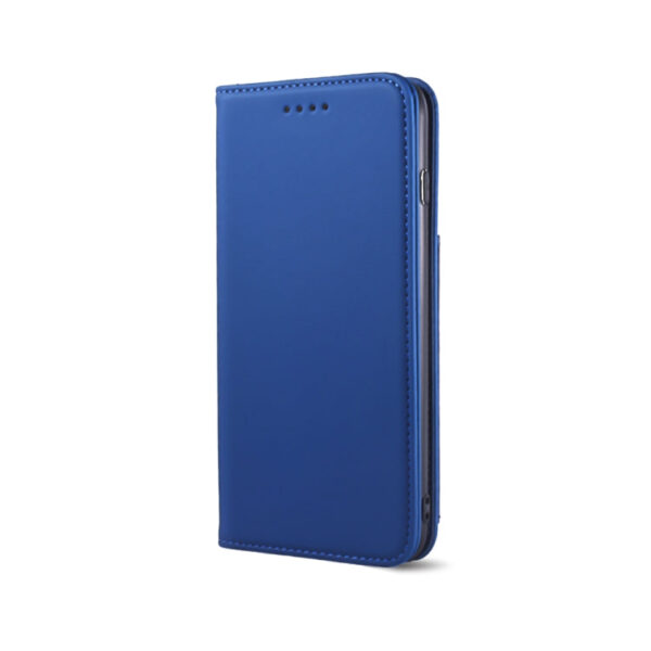 For iPhone 8 Plus / 7 Plus Strong Magnetism Shockproof Horizontal Flip Liquid Feel Leather Case with Holder & Card Slots & Wallet(Blue) - Image 2